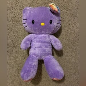 NWOT Rare Purple Hello Kitty Build-a-Bear w/ Flower Bow
